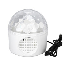 Créateur d'ambiance disco, lampe de fête portable rechargeable, éclairage de scène activé par le son pour intérieur, voiture, mariage
