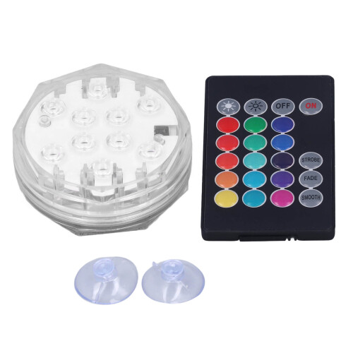 Customizable Lighting Master, Multi-Function LED Remote & Good Waterproofness for Safe Underwater Use & Decor Ambiance (Easy Installation) 1