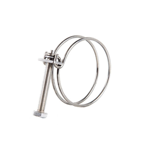 Hose Clamp, Heavy Duty Double Wire, Adjustable Pipe Clamps 16100mm Ref: 8042