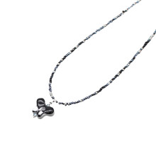 Perlenkette, koreanischer Schmetterlings-Anhänger, Halsband,-9