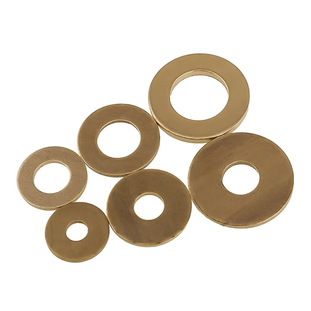 Copper Washer Assortment M3m24 Solid Brass Sealing Washers Leakproof Heat Resistance 9382693785688
