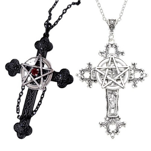 Nostalgic Star Pendant Necklace Statement Necklaces-2521 models 2