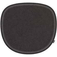 (Graphite) Feltd. Eco Filz Kissen geeignet für Verner Panton Chair gepolstert inkl. Antirutschbeschichtung (Curry)