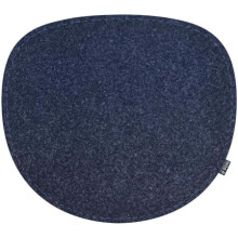 (Denim) Feltd. Eco Filz Kissen geeignet für Verner Panton Chair gepolstert inkl. Antirutschbeschichtung (Curry)