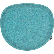 (Coral) Feltd. Eco Filz Kissen geeignet für Verner Panton Chair gepolstert inkl. Antirutschbeschichtung (Curry)
