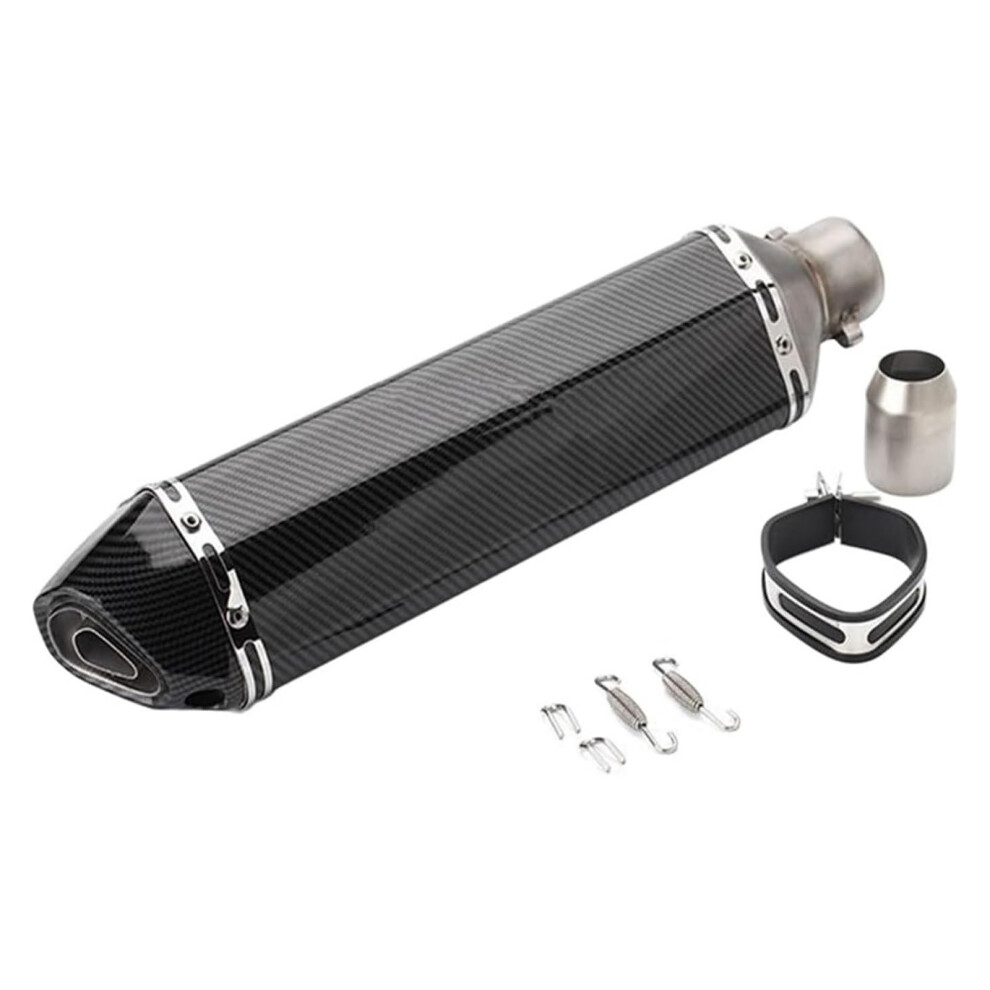 Motorcycle Exhaust Inlet 51Mm Motorcycle Exhaust Pipe Silencer Tailpipe Universal Motorcycle Exhaust Pipe Silencer Distributor (Type L1) 9426802479522