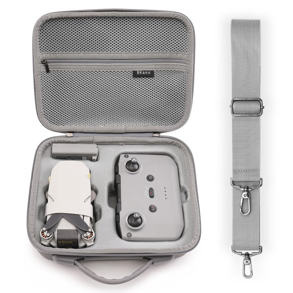 Mini 4K Bag, Portable Carry Bag, Compact Travel Bag With Carry Strap For Dji Mini 2/2 Se/4K Drone And Controller Battery Accessories, Classic Gray 9426802480924