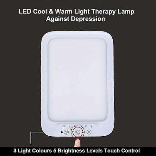 Λάμπα LED ημέρας 20000 Lux Ψυχρή & θερμή φωτοθεραπεία κατά της κατάθλιψης 3 χρώματα φω 1