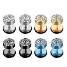 Unisex-Ohrstecker im Punk-Stil aus Edelstahl
