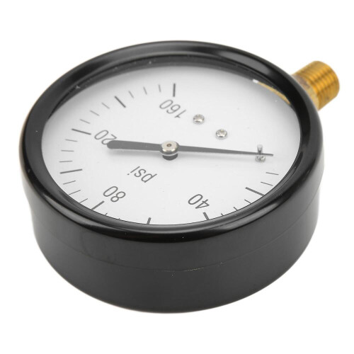 Y80 Κυκλικό Ακτινικό Μανόμετρο Πίεσης 0?160psi με Ορειχάλκινο Σύνδεσμο NPT 1/4in για Αν 2