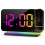 Digitaler RGB-Wecker mit Spiegeldisplay, einstellbarer Helligkeit und dynamischen Farbmodi 1
