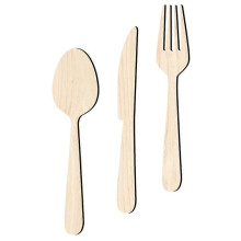 Semne din lemn Decor bucătărie 1 set bej artizanat Decor bucătărie rustică pentru decorare