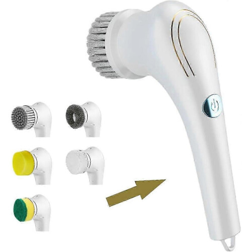 5PCS Sponge brush head, Power Scrubber Mop Replacement head (Excluding Cleaning Brush Host) 1