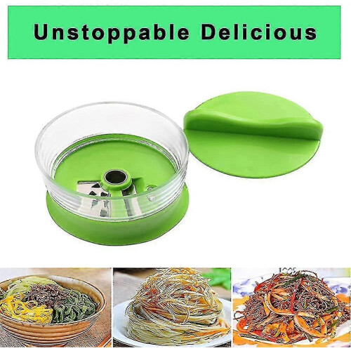 Spiral-Gemüseschneider, manueller Gemüse-Spaghetti-Spiralschneider 2