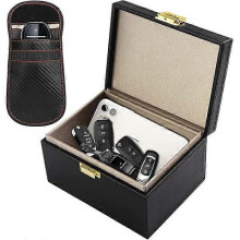 Faraday-Box, [Plus Faraday-Beutel] Diyife 16,5 x 12,3 x 9,3 cm Große Faraday-Box für Autoschlüssel, Diebstahlsicherer Schlüsselanhänger