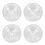 Transparent Glass Teacup Double-Layer Set for Home 8Pcs 1