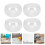 Transparent Glass Teacup Double-Layer Set for Home 8Pcs 3