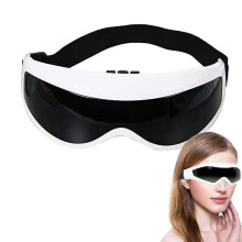 Óculos massageadores oculares com vibração e airbags 4D, dispositivo para cuidados com os olhos, compressa quente para aliviar a fadiga ocul