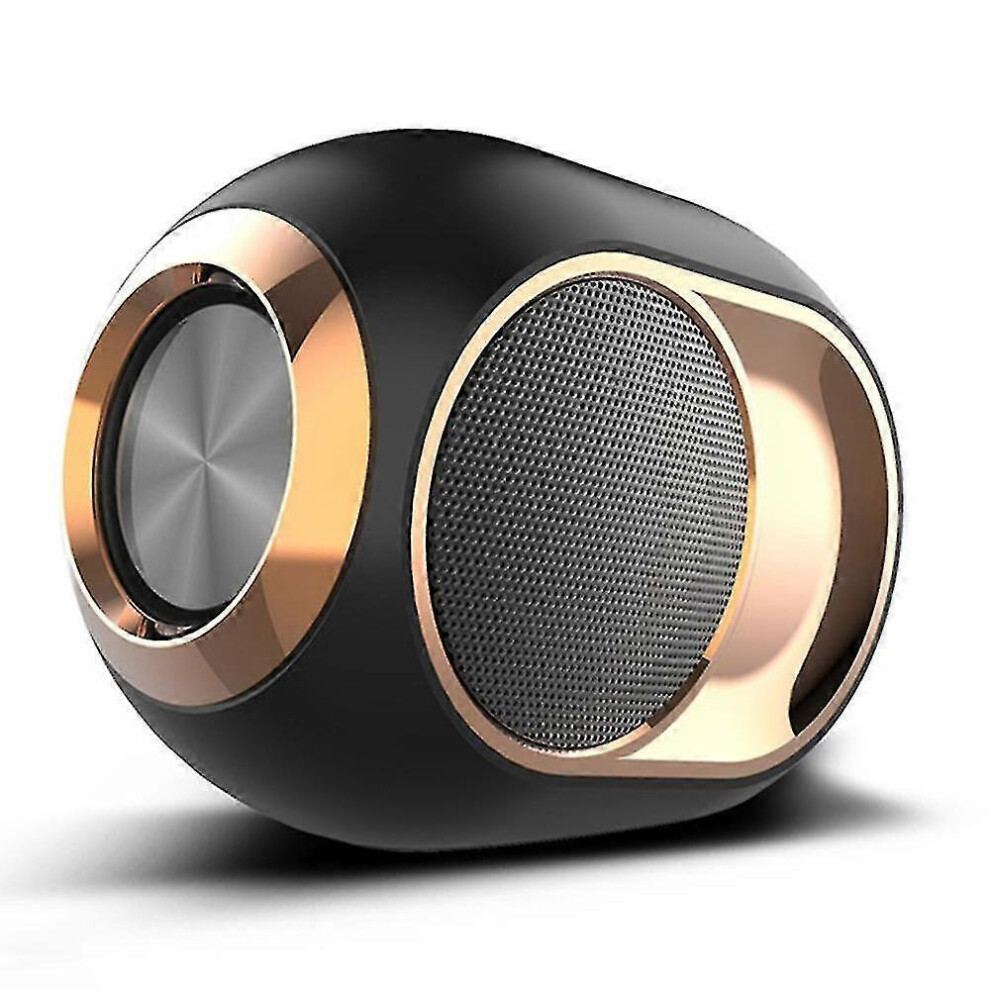 Wireless Bluetooth Speaker Stereo Bluetooth Speaker, Egg Bluetooth Speaker Golden 8472608240188