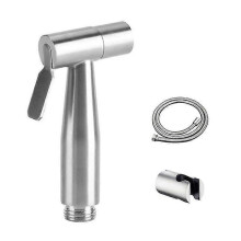 Rociador de inodoro de acero inoxidable 304, boquilla presurizada, descarga de inodoro