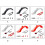 Electric Scooter Rear Mudguard Taillight Bracket Silicone Universal Guard 3