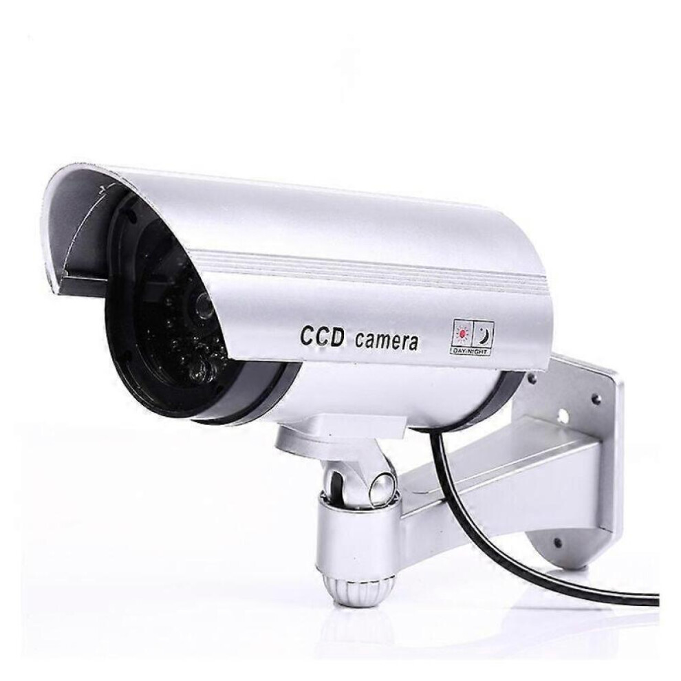 2Pcs Simulation Surveillance Cameras, Dummy Surveillance Cameras With Simulated Flashing Camera Simulating Realistic Surveillance Camera 8472608222030