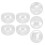 Transparent Glass Teacup Double-Layer Set for Home 8Pcs 5