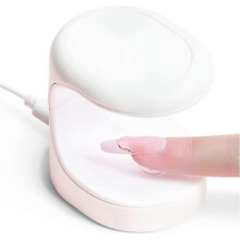 Weiß – 1er-Pack Mini-UV-Nagellampe, USA-Nagellacktrockner, professionelle UV-LED-Nagellampe, USB-tragbar