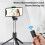 Bastão de selfie com tripé, bastão de selfie 3 em 1 com Bluetooth. 3