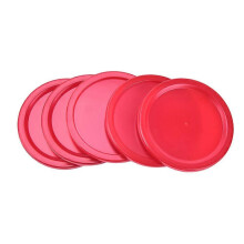 Uusi Hot5PCS-ilmakiekko 2" lasten punainen ilmakiekkopöytä minikiekot 50 mm