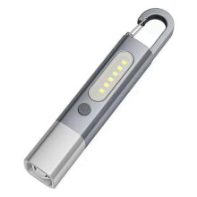 LED-Camping-Taschenlampe mit COB-Seitenlicht, wiederaufladbar, tragbar, handlich