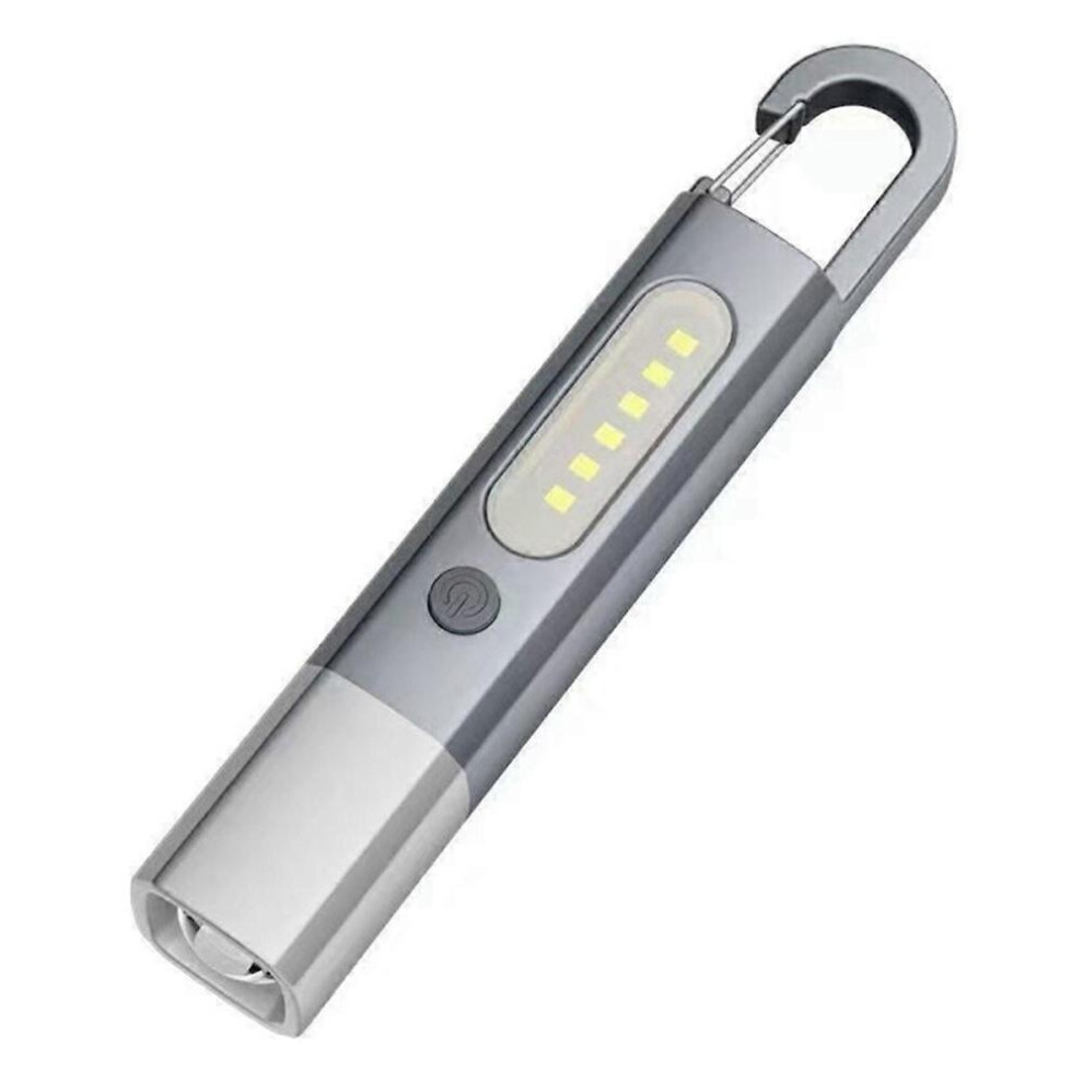 Led Camping Flashlight Cob Side Light Rechargeable Flashlight Portable Flashlight Handheld Camping 8472608241758