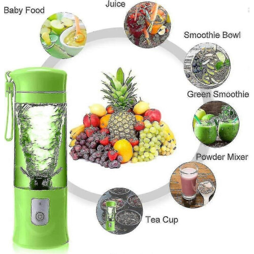 Portable Usb Rechargeable Fruit Blender, Mini Blender For Smoothie, Milkshake 1