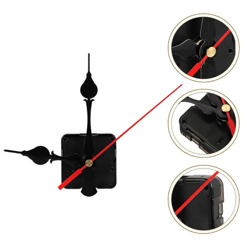 Kit de 3 mécanismes d'horloge silencieuse à piles 2
