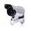 Lot de 2 caméras de surveillance factices avec flash simulé pour une simulation réaliste. 2