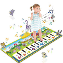 Klaviermatte für Kinder, Musikmatte, Tanzmatte, Touch-Spielmatte, Bodenklavier-Musikteppich, Geschenkspielzeug