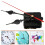 Kit de 3 mécanismes d'horloge silencieuse à piles 5