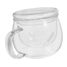 Klare Glas-Teetasse für Kaffee und Tee
