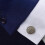 Manschettenknöpfe aus Metall, rund, zeitloses Accessoire 5
