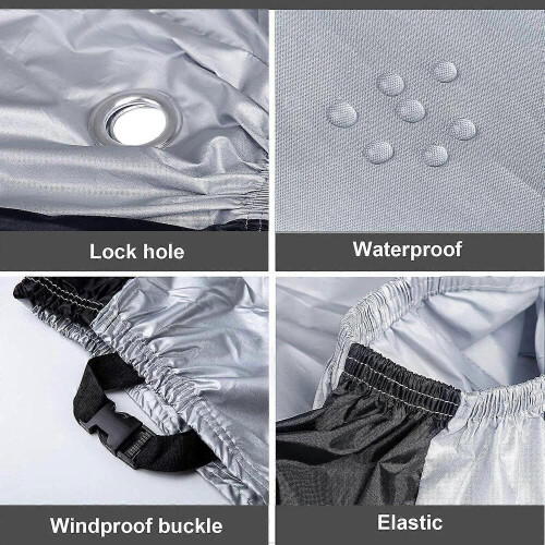 Funda para bicicleta 190T, impermeable, funda protectora para bicicleta. 2