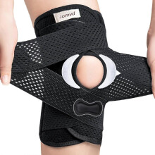 Knieorthese bei Meniskusriss – verstellbar, atmungsaktiv mit seitlichen Stabilisatoren, Linderung bei Arthritis, Unisex-Gelenkstütze