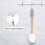 Lotion Applicator for Back, Feet, 4 Replaceable Pads, 1 Long Handle, Back Lotion Applicator for Seni 4