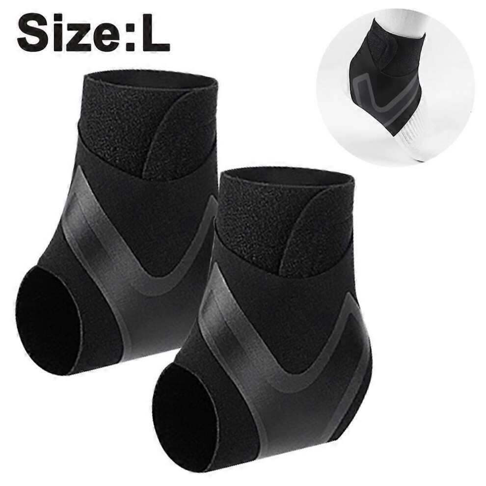 Black Ankle Brace, Breathable Ankle Supports Elastic Ankle Braces
