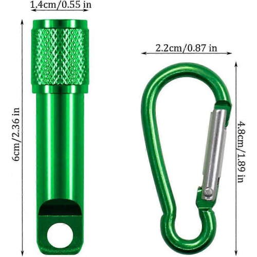 Conjunto de 7 Lanternas de Camping com Bolso, Mini Lanterna LED Portátil, Ideal para Camping, Caminhadas, Ciclismo e Cli 2