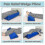 Therapeutic Foam Wedge Pillow for Orthopedic Sleeping and Support 4