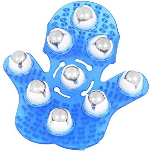 Körpermassagehandschuh mit Rollenkugel