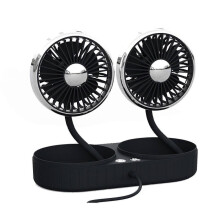 Doppelseitiger Schlauch, kleiner Ventilator, USB-Autoventilator, Mini-Ventilator für Zuhause