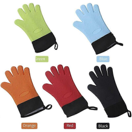 Hitzebeständige Handschuhe, Grillhandschuhe, Isolierte Ofenhandschuhe 1