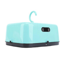 Asciugatrice portatile da viaggio 600W pieghevole 24x17x10,5cm blu spina UE