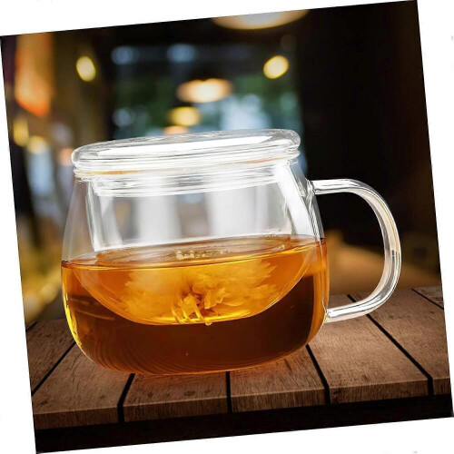 Klare Glas-Teetasse für Kaffee und Tee 1